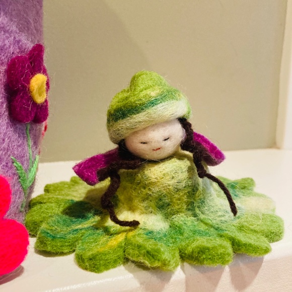 Purple Handmade Fairy House - Picture 4 of 6